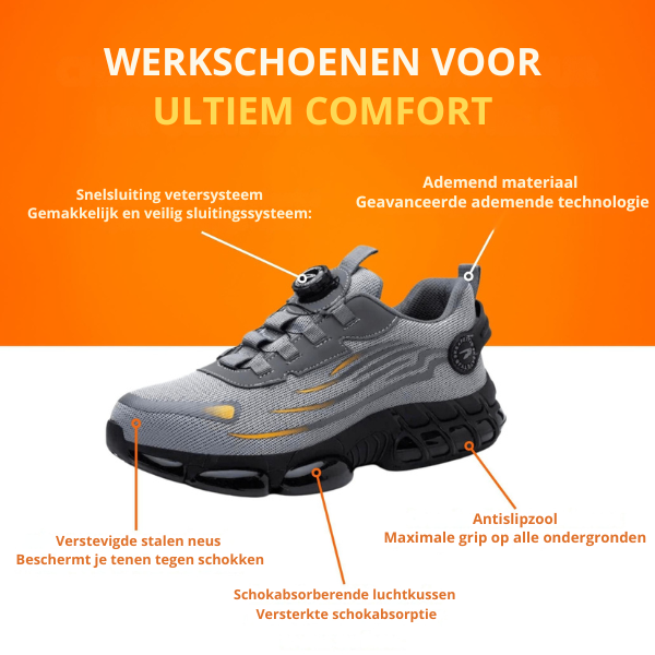 ProSafe™ - Ultralichte Veiligheidsschoenen voor Maximale Bescherming