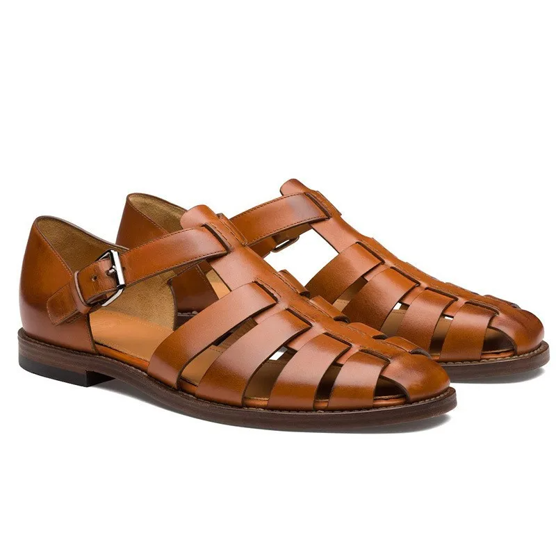 SOLANO - Premium leren sandalen voor heren