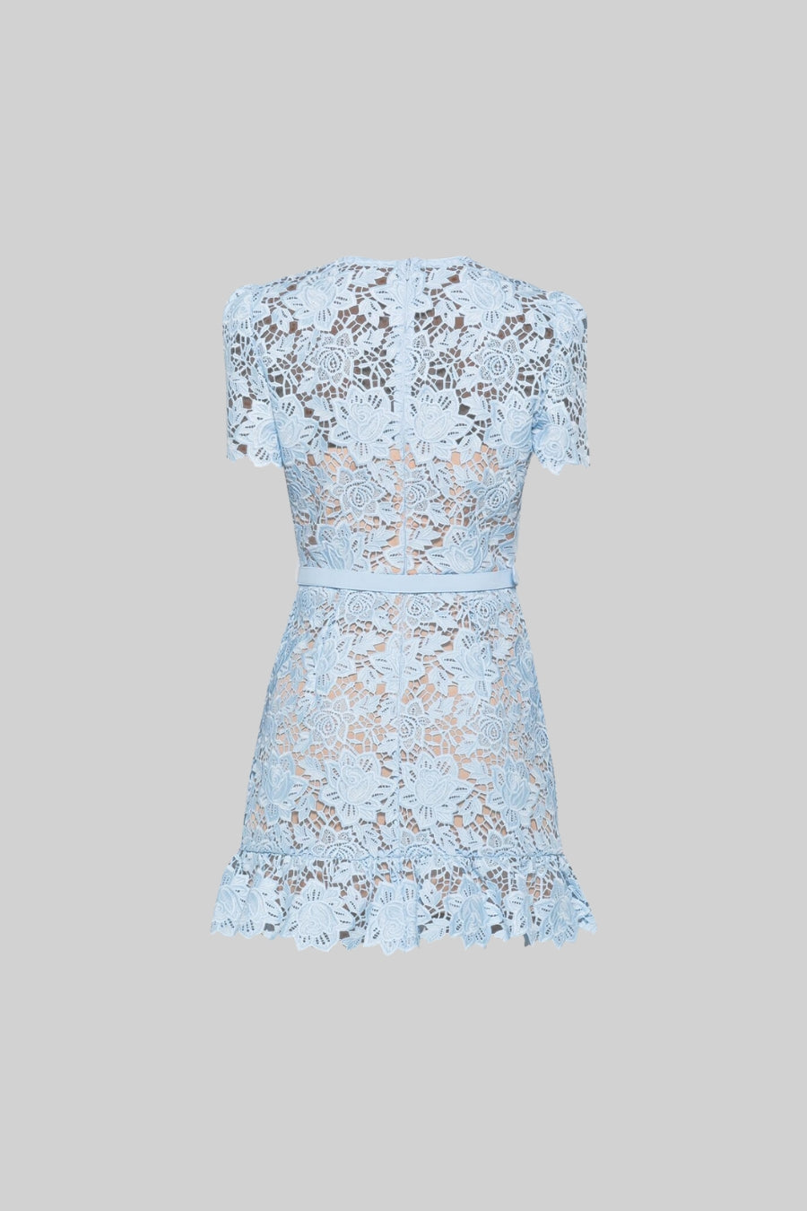 Amarine™ Geborduurde Bloemenjurk - Blauw