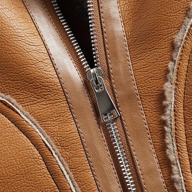 Zandsteen™ Luxe Lederjas