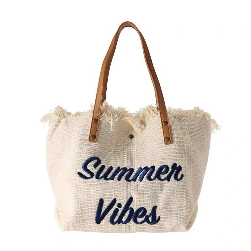 Rannia™ | Zomerse Vibes Strandtas