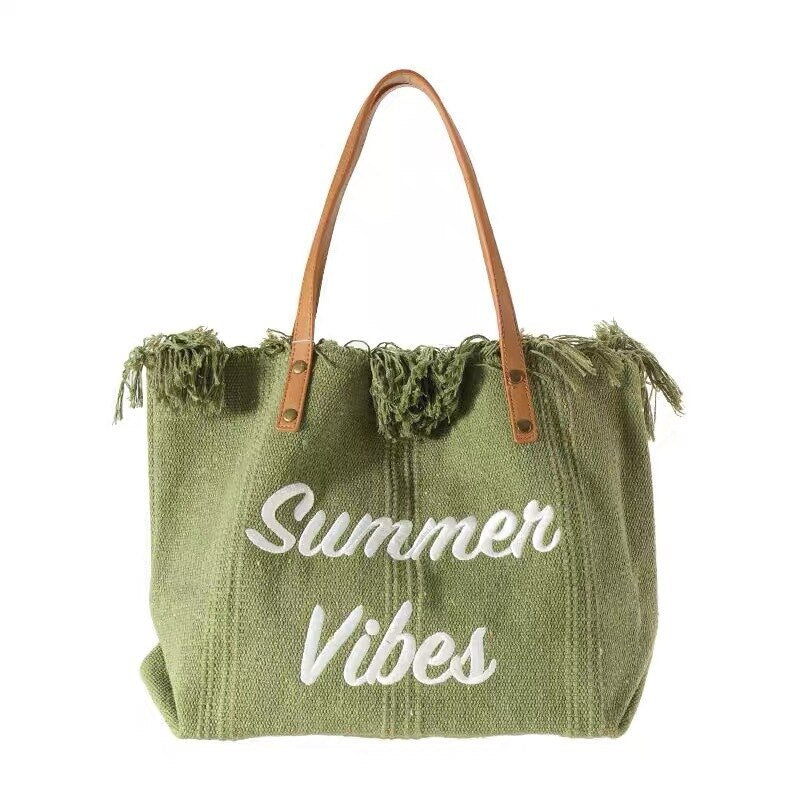 Rannia™ | Zomerse Vibes Strandtas