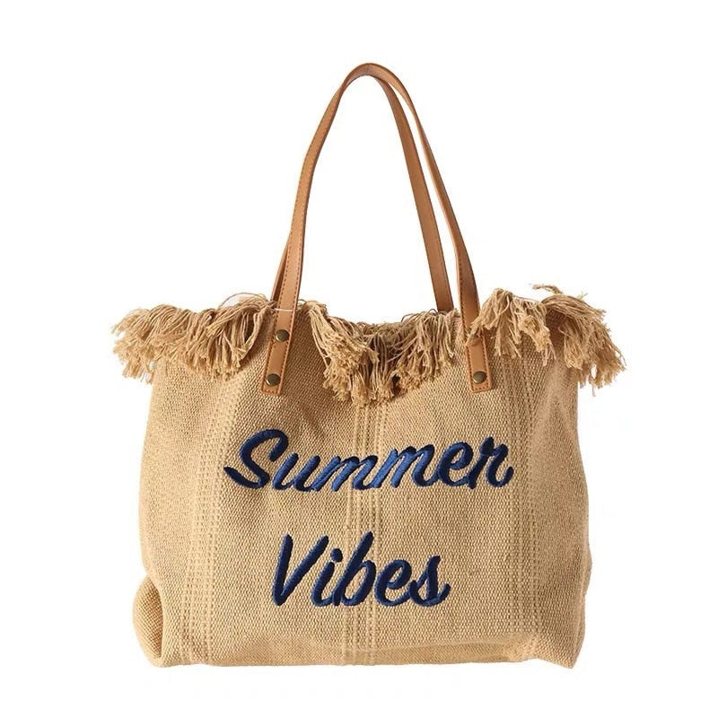 Rannia™ | Zomerse Vibes Strandtas