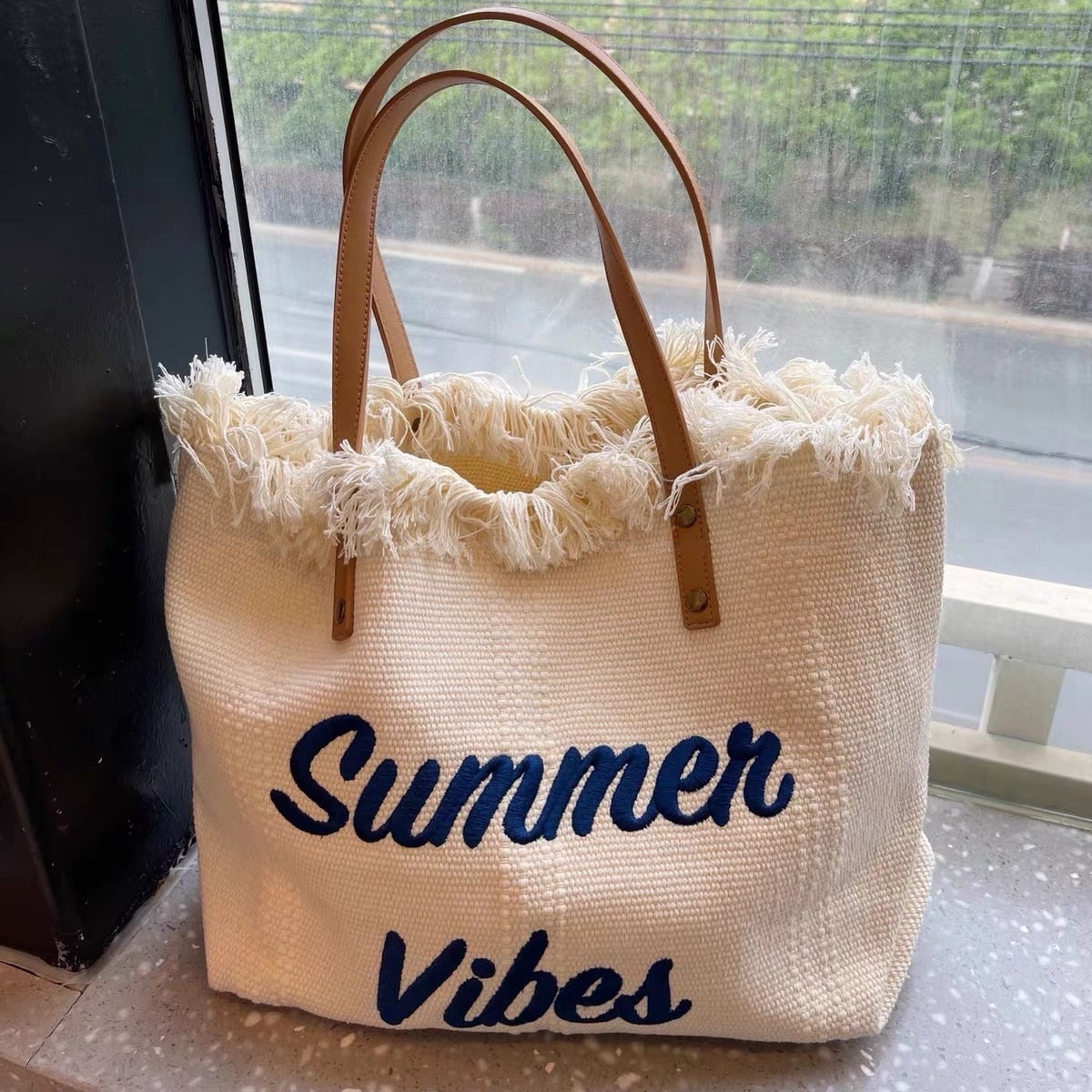 Rannia™ | Zomerse Vibes Strandtas
