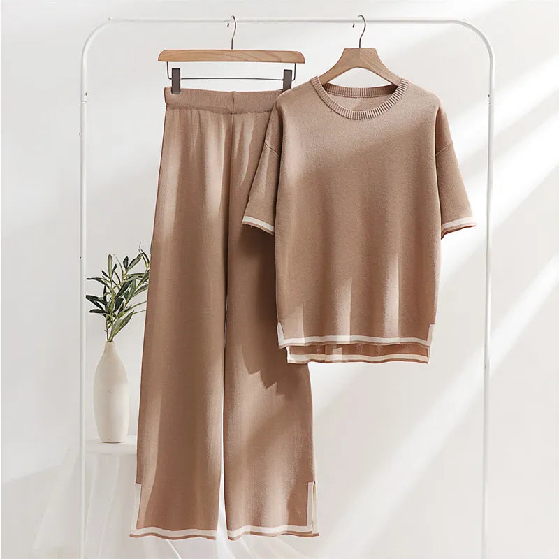 Classy Elastic Knit Lounge 2 Delige Set