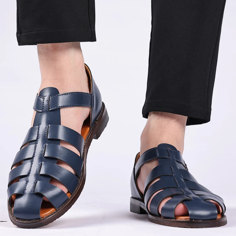 SOLANO - Premium leren sandalen voor heren