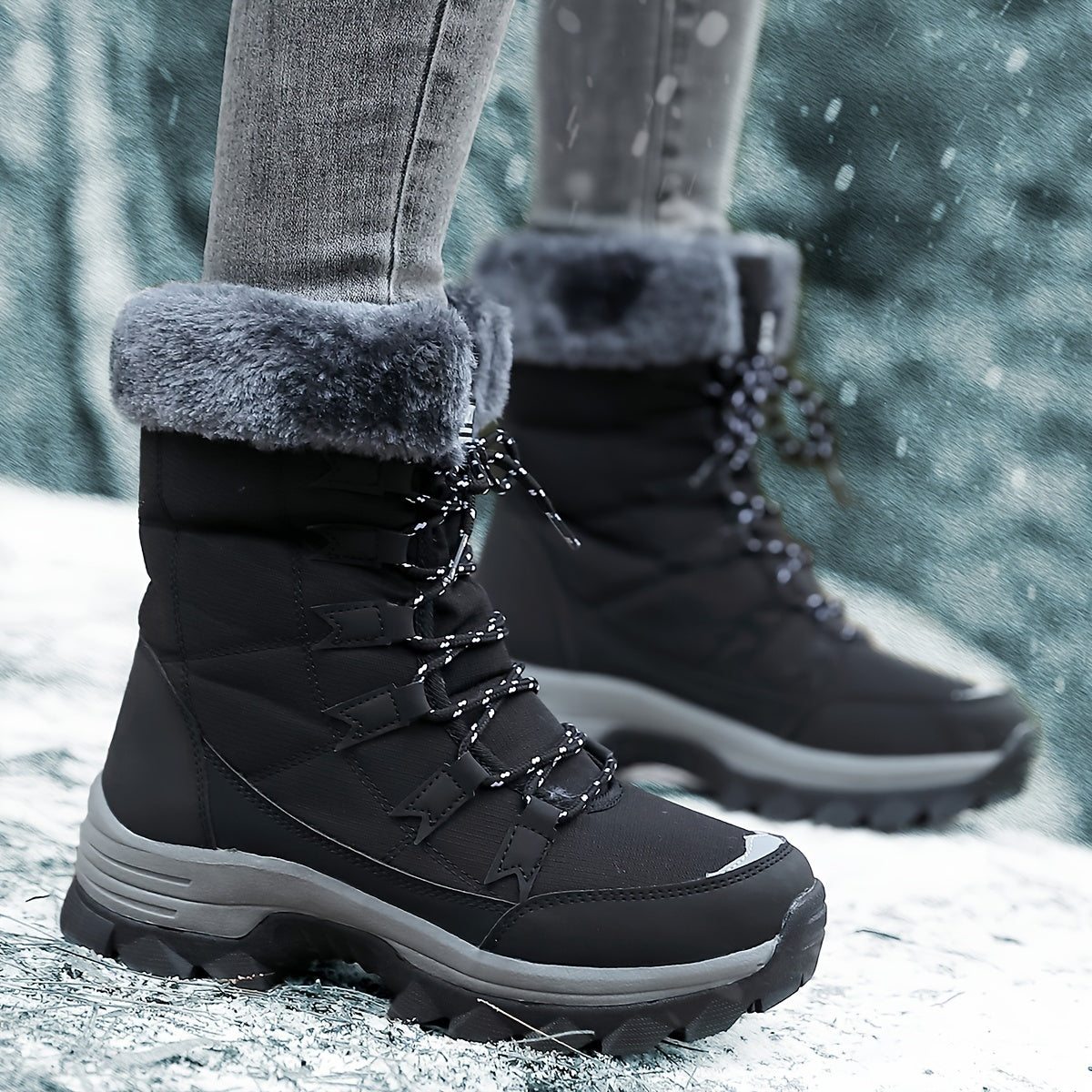 Nordica™ - Waterdichte Gevoerde Winterlaarzen