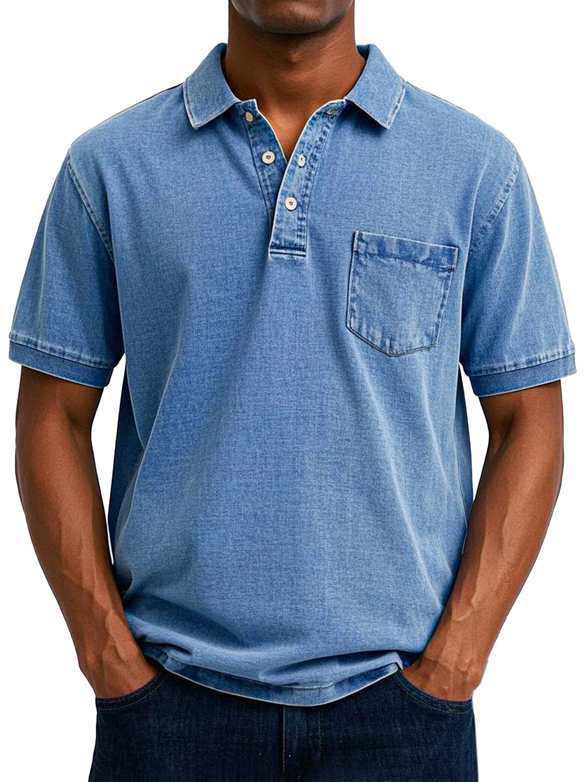 Bassie - Vintage casual poloshirt voor heren