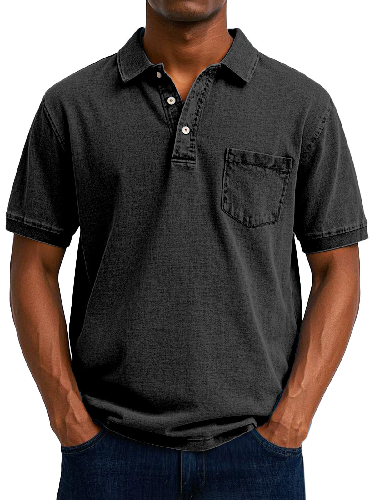 Bassie - Vintage casual poloshirt voor heren