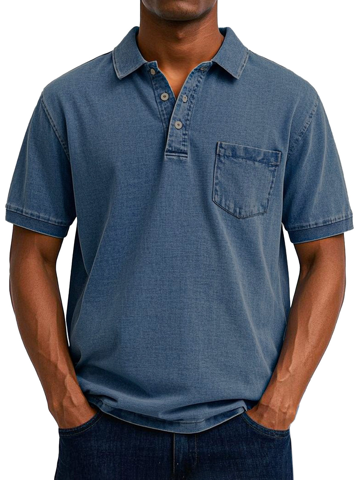 Bassie - Vintage casual poloshirt voor heren