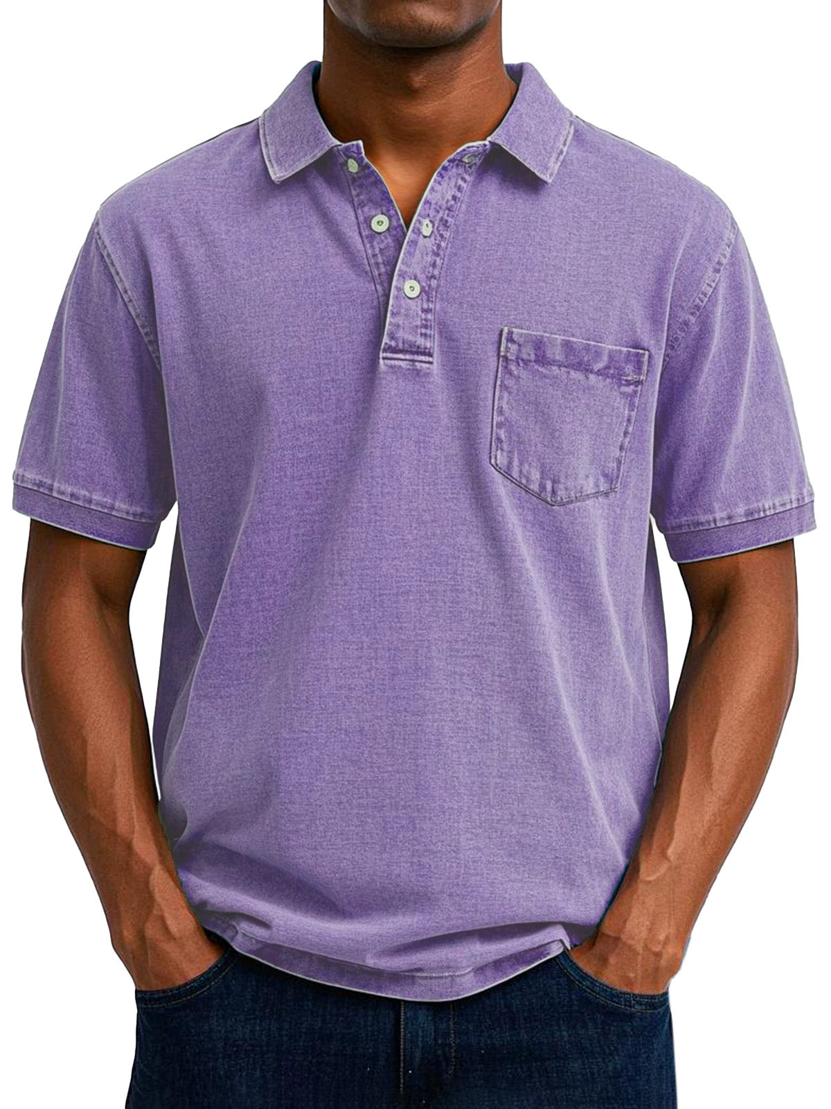 Bassie - Vintage casual poloshirt voor heren