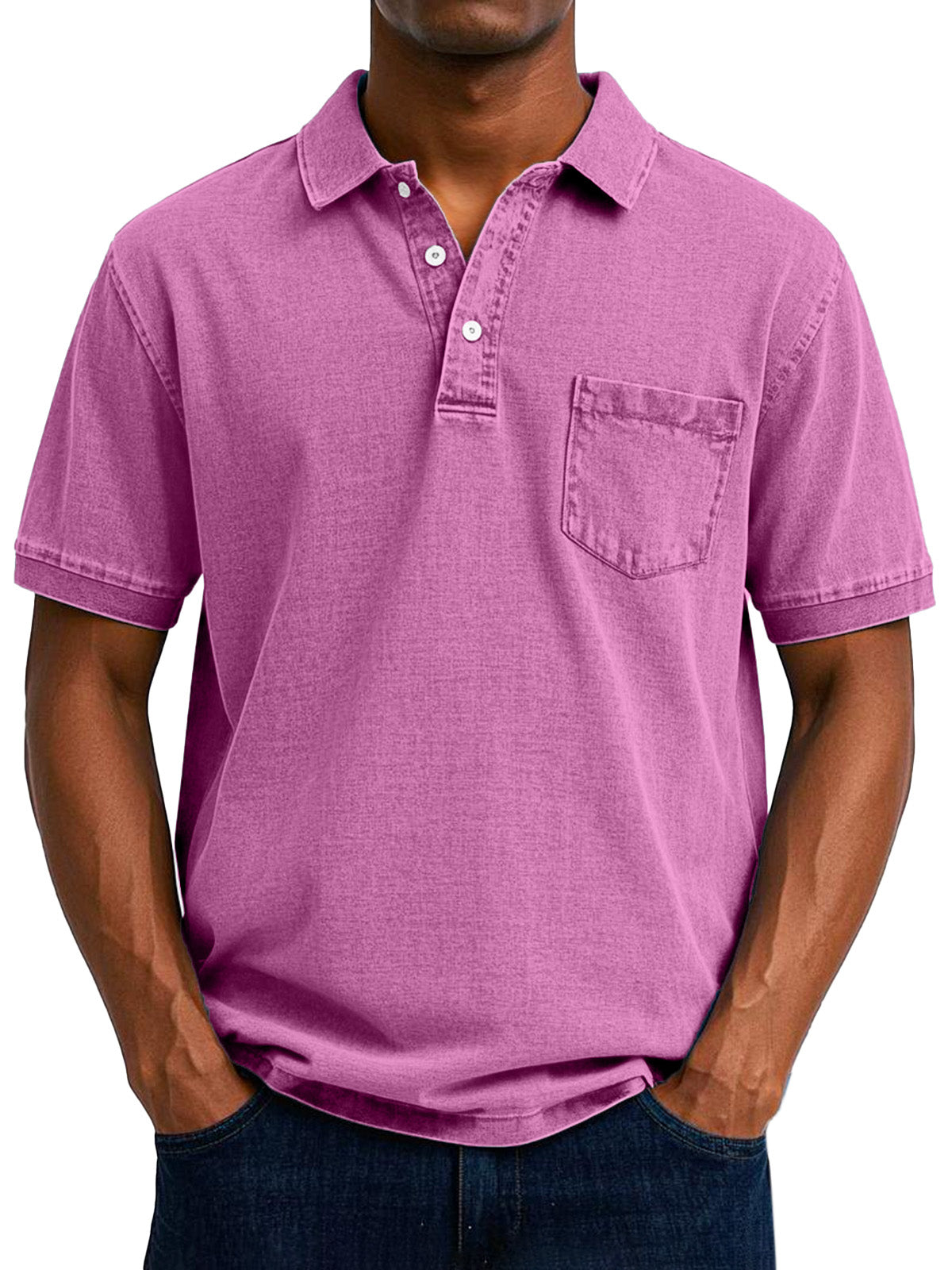 Bassie - Vintage casual poloshirt voor heren