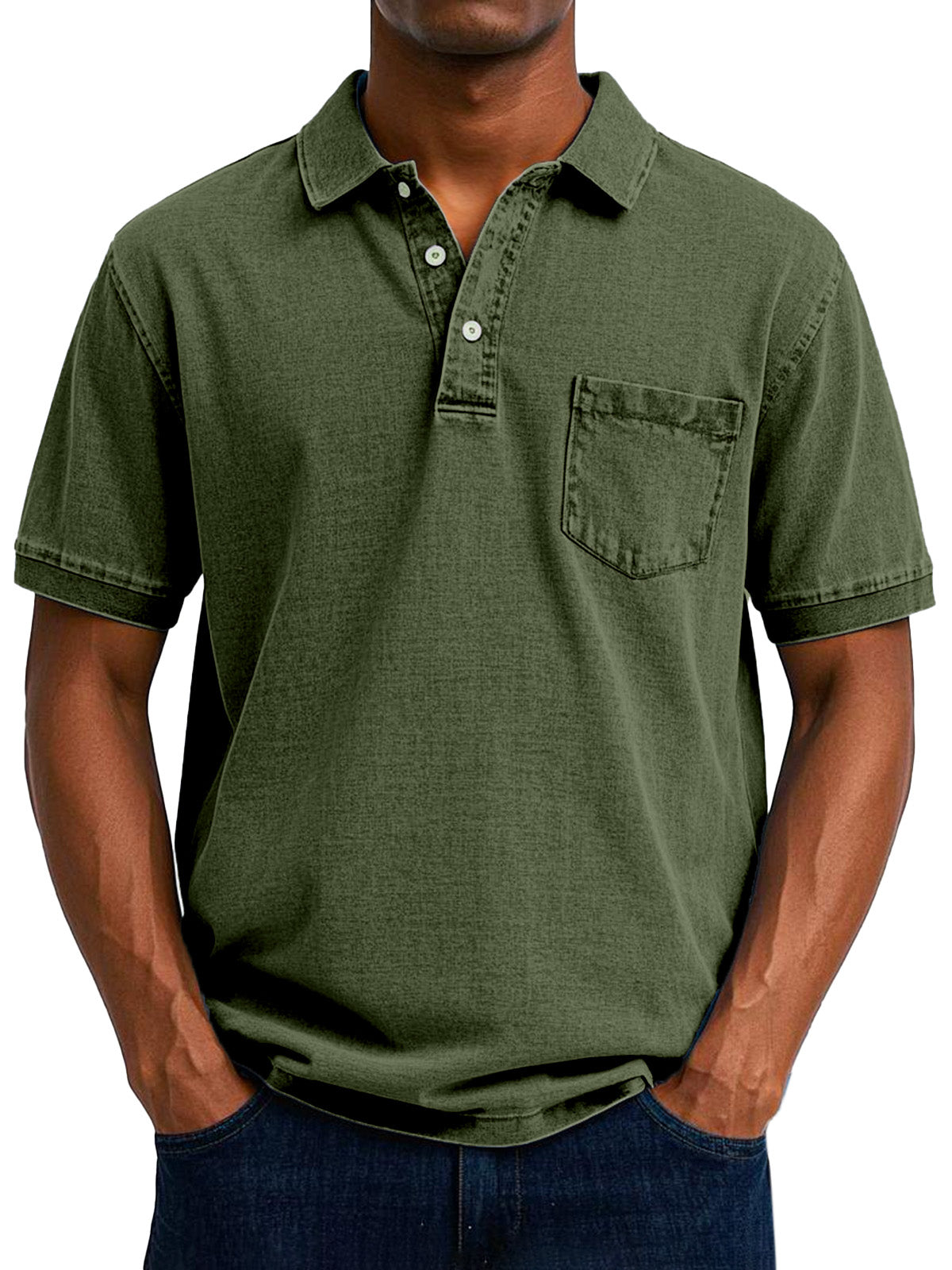 Bassie - Vintage casual poloshirt voor heren