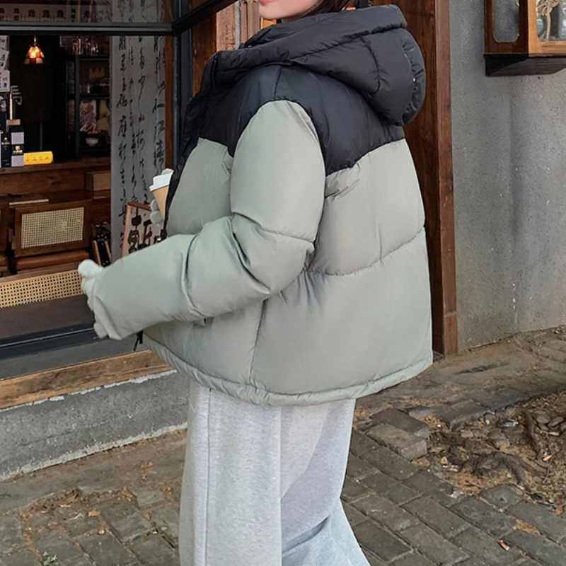 Sherlyn | Dames donsjas met capuchon