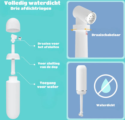 AquaCare™ Peri Bottle | Draagbare Bidet Toilet Postpartum