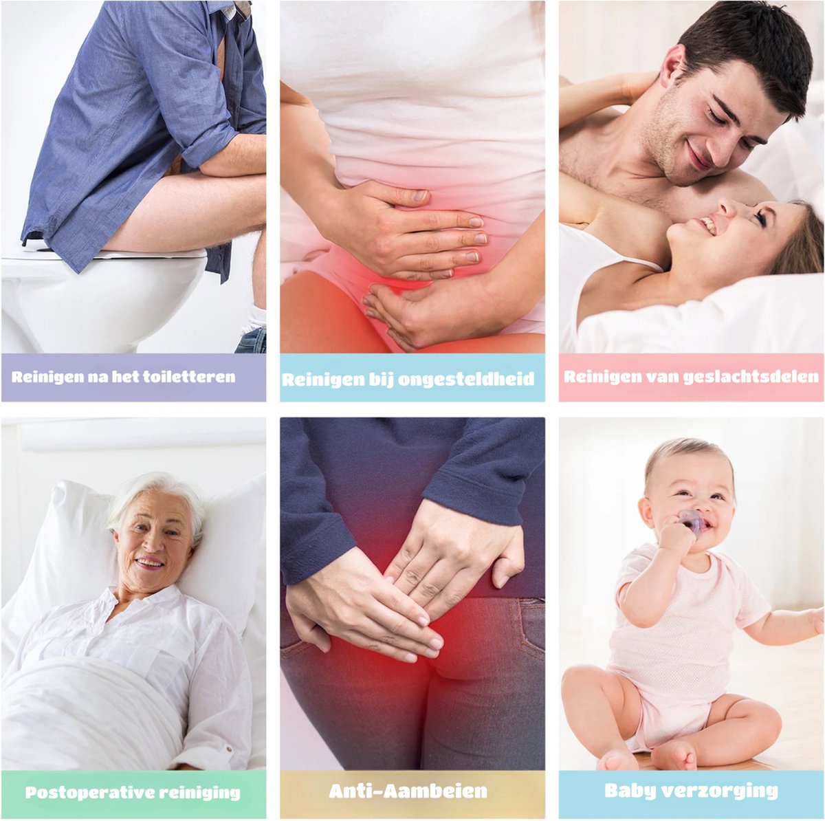 AquaCare™ Peri Bottle | Draagbare Bidet Toilet Postpartum