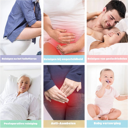 AquaCare™ Peri Bottle | Draagbare Bidet Toilet Postpartum
