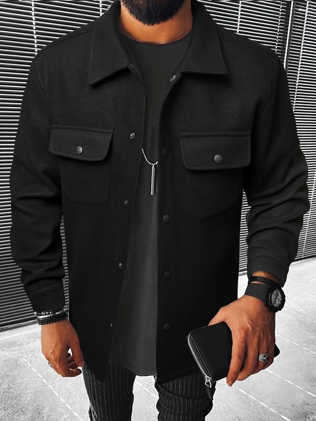 Joris™ Casual Polyester Overhemdjas