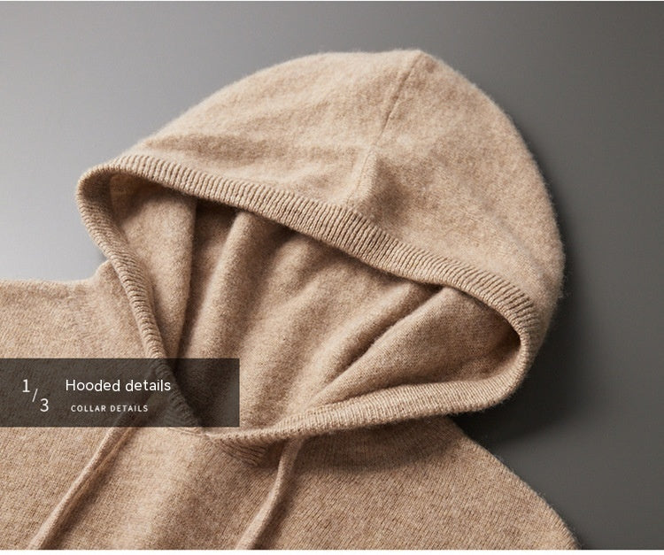 Nils: 100% Australische wol Hoodie/Sweater