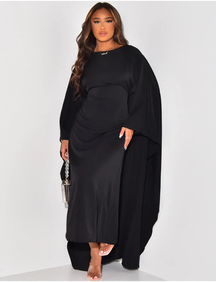 Harper | Stijlvolle satijnen abaya