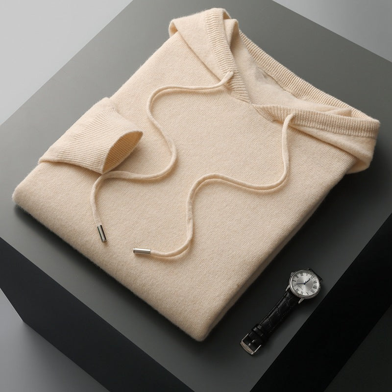 Nils: 100% Australische wol Hoodie/Sweater