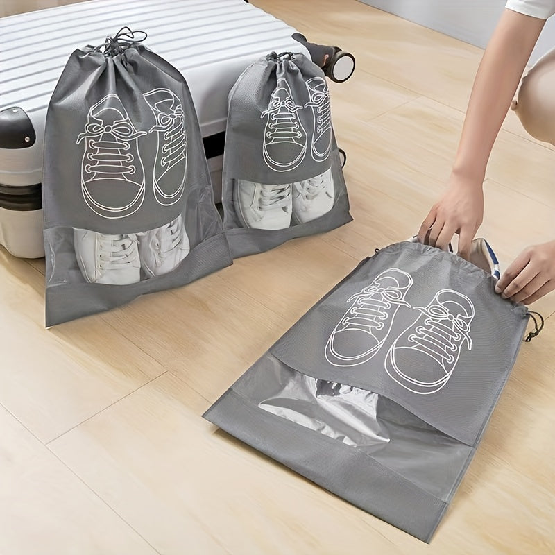 Tidy™ | Reisset Schoenentasjes – Ademend en Stofvrij (5 stuks)