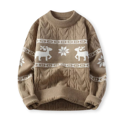 Nordica™: Luxe Kersttrui met Rendiermotief