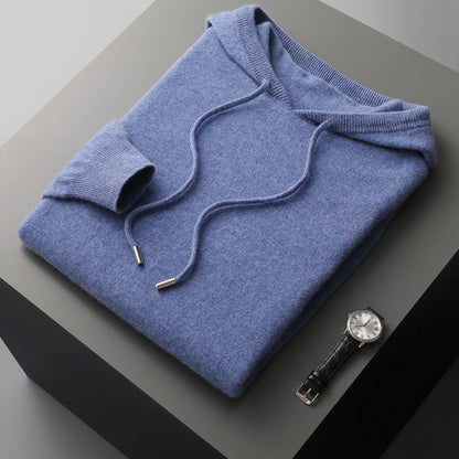 Nils: 100% Australische wol Hoodie/Sweater