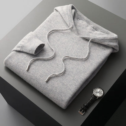 Nils: 100% Australische wol Hoodie/Sweater