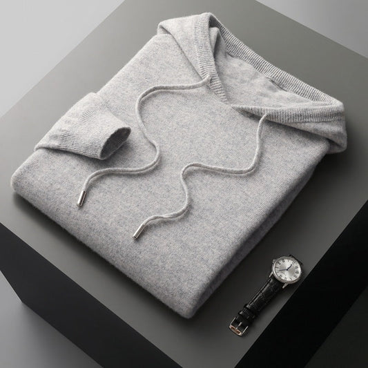 Nils: 100% Australische wol Hoodie/Sweater
