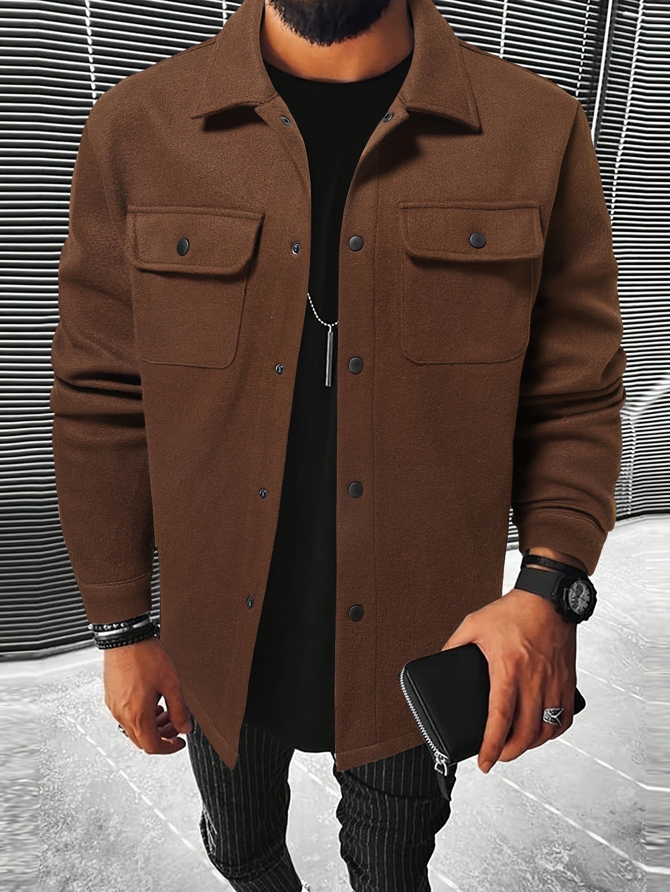 Joris™ Casual Polyester Overhemdjas