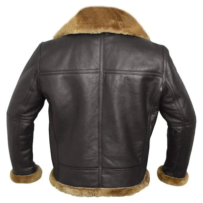 Léo™ |  Comfortabele vintage vegan leren pilotenjack