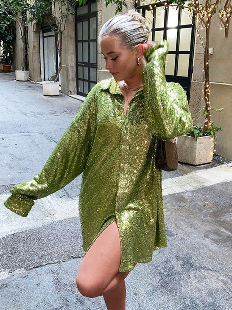 Glam™: Luxe Oversized Blouse voor Dames