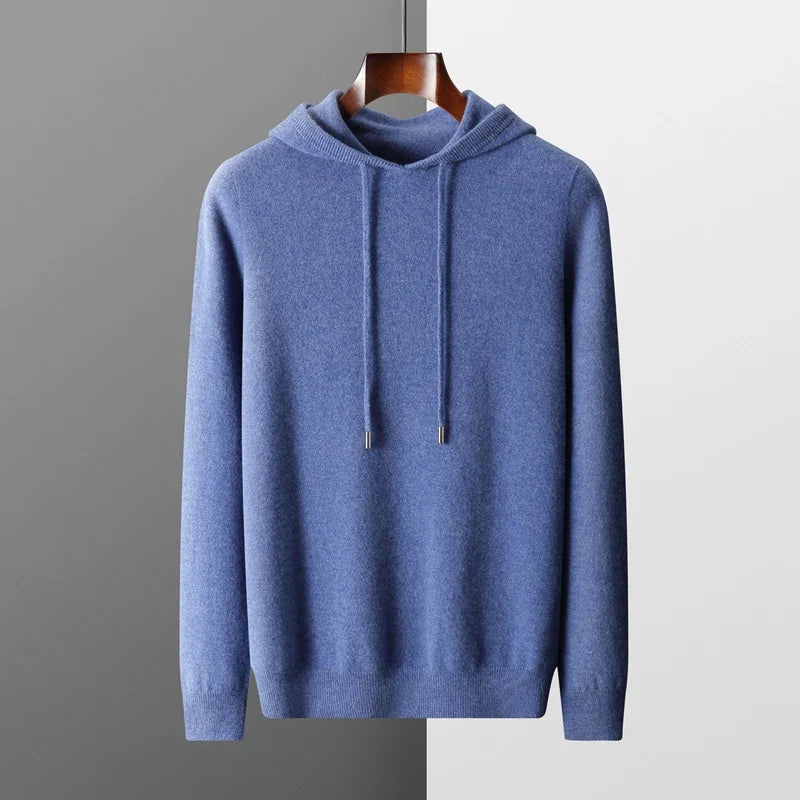 Nilo™ - Hoodie Sweater - 100% Merino Wol uit Australië: Gebreide Trui voor Herfst en Winter
