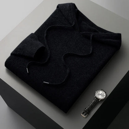 Nilo™ - Hoodie Sweater - 100% Merino Wol uit Australië: Gebreide Trui voor Herfst en Winter