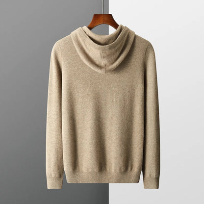 Nilo™ - Hoodie Sweater - 100% Merino Wol uit Australië: Gebreide Trui voor Herfst en Winter