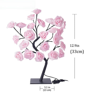24 LED-rozenboomlamp | Bloemlicht, USB-voeding