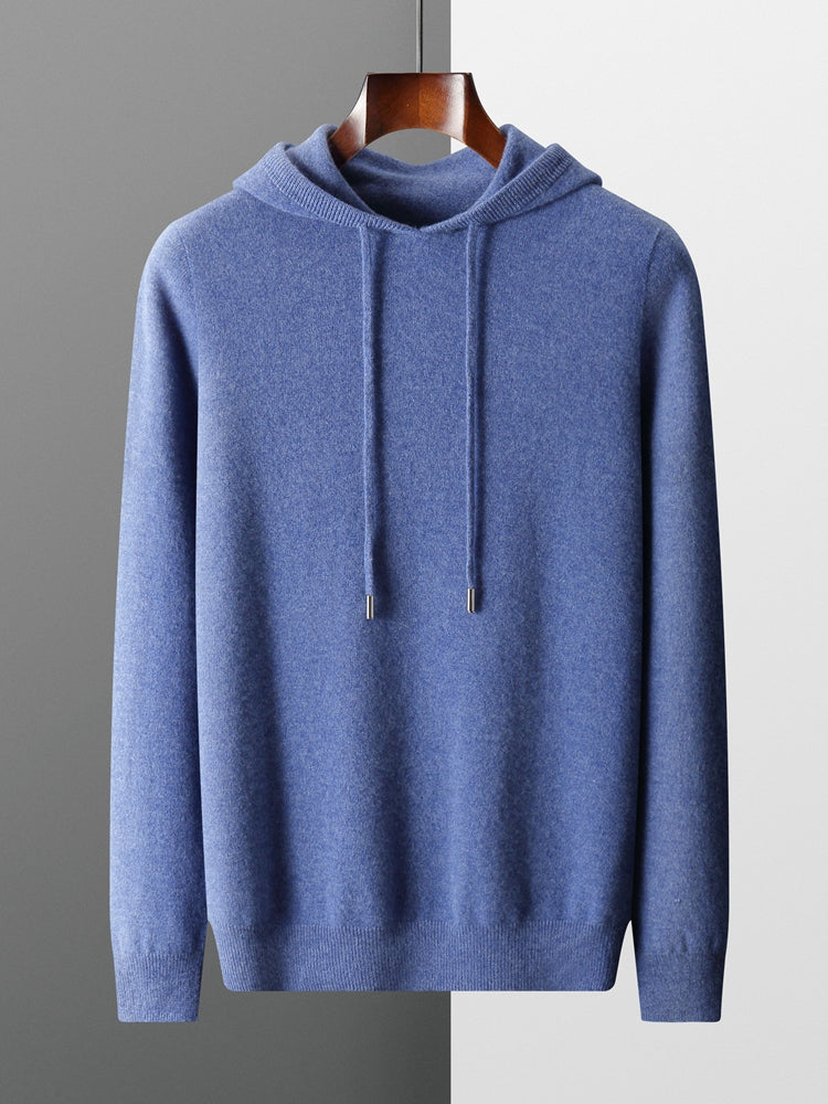 Nils: 100% Australische wol Hoodie/Sweater