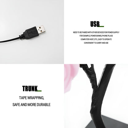 24 LED-rozenboomlamp | Bloemlicht, USB-voeding