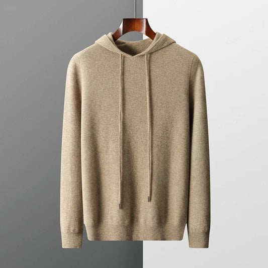 Nilo™ - Hoodie Sweater - 100% Merino Wol uit Australië: Gebreide Trui voor Herfst en Winter