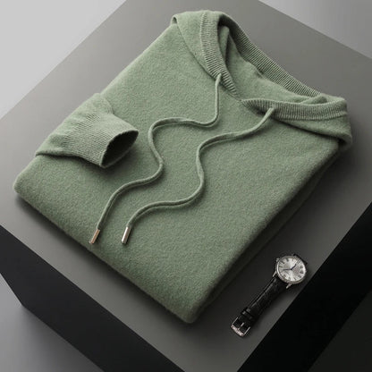 Nilo™ - Hoodie Sweater - 100% Merino Wol uit Australië: Gebreide Trui voor Herfst en Winter