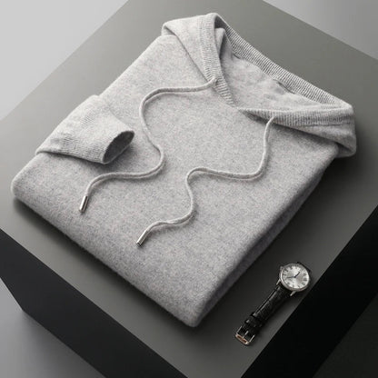 Nilo™ - Hoodie Sweater - 100% Merino Wol uit Australië: Gebreide Trui voor Herfst en Winter