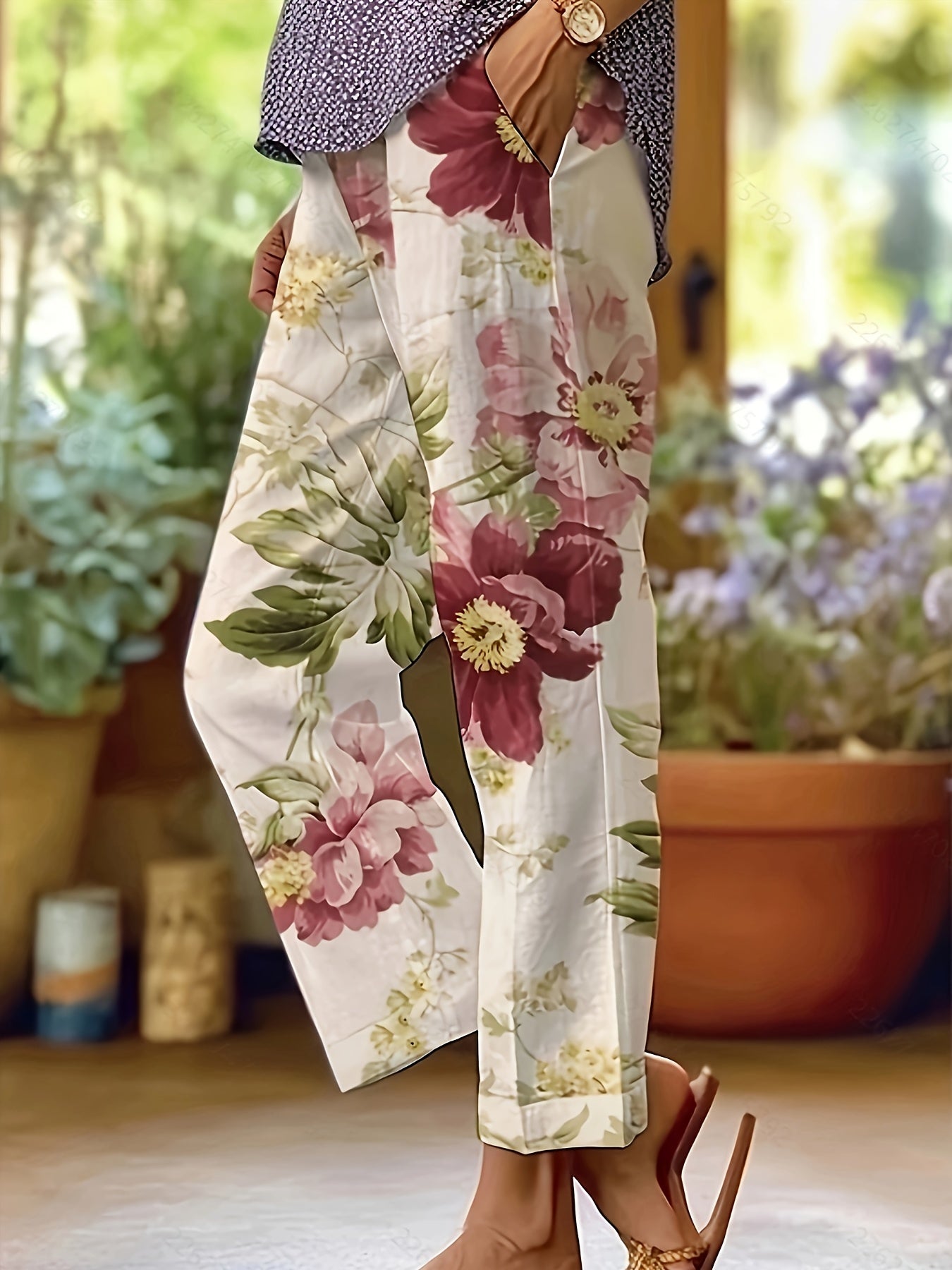 Florya™ -  Luchtige Bloemenbroek voor een Vrouwelijke Zomerlook