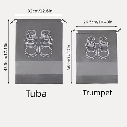 Tidy™ | Reisset Schoenentasjes – Ademend en Stofvrij (5 stuks)