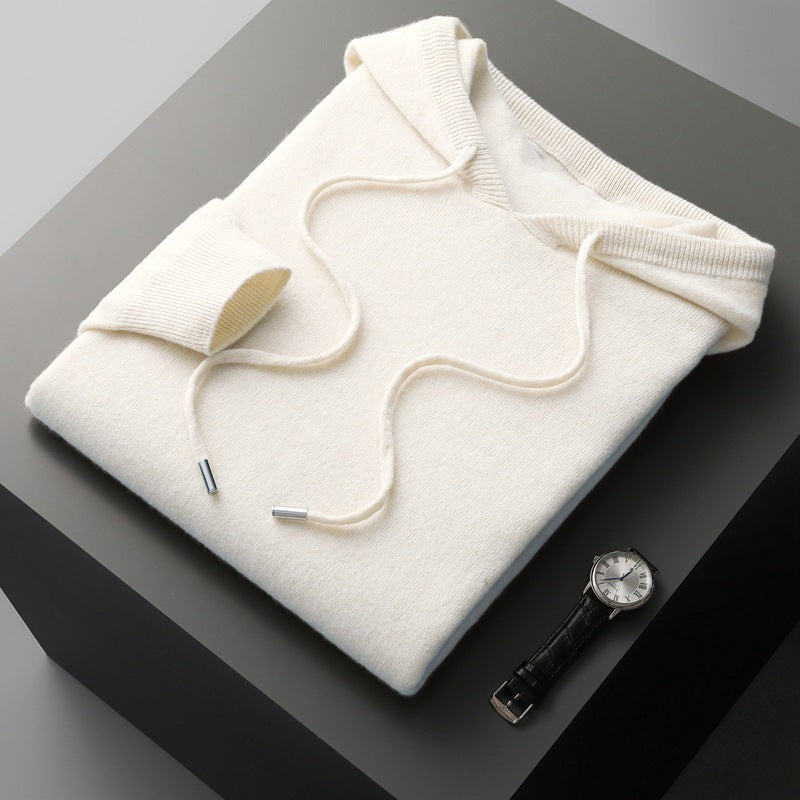 Nils: 100% Australische wol Hoodie/Sweater