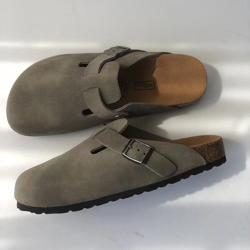 Eudoxia™ - Premium Unisex Leren Slippers/Sandalen | Stijl en kwaliteit in één