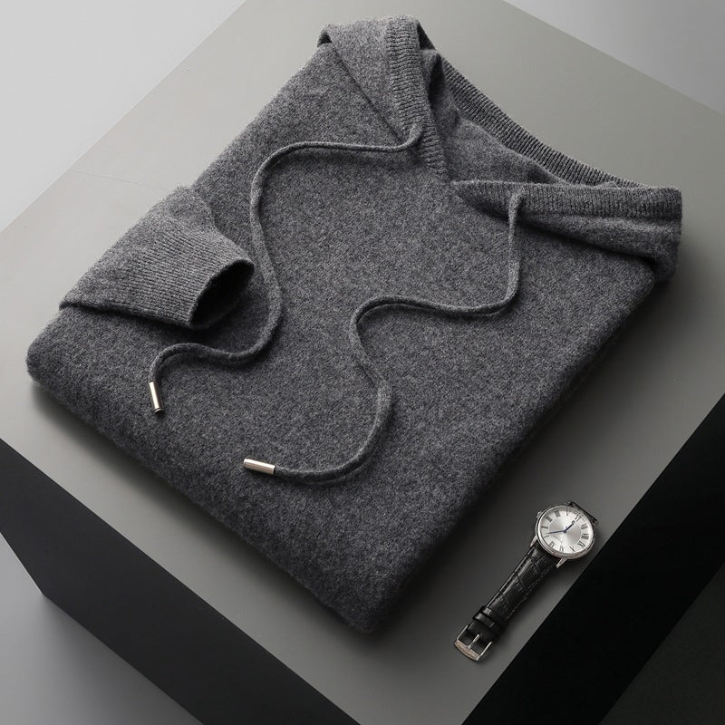Nils: 100% Australische wol Hoodie/Sweater