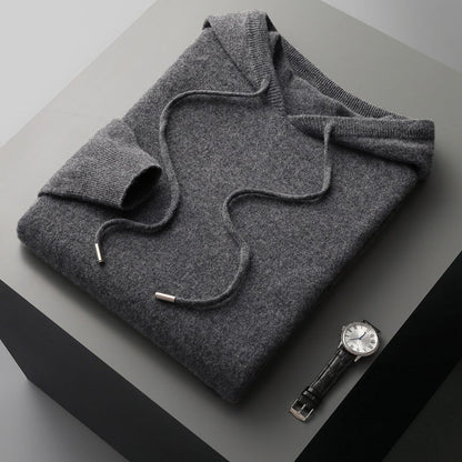 Nils: 100% Australische wol Hoodie/Sweater