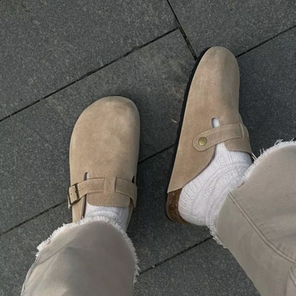 Eudoxia™ - Premium Unisex Leren Slippers/Sandalen | Stijl en kwaliteit in één