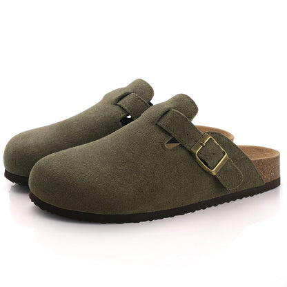 Eudoxia™ - Premium Unisex Leren Slippers/Sandalen | Stijl en kwaliteit in één